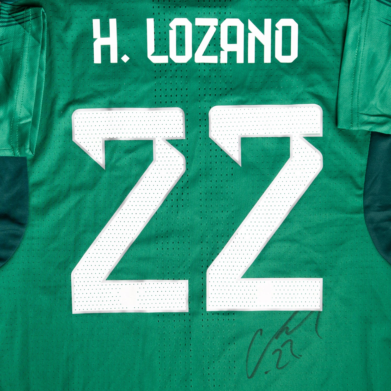 Jersey Firmado Chuky Lozano - México Mundial 2022
